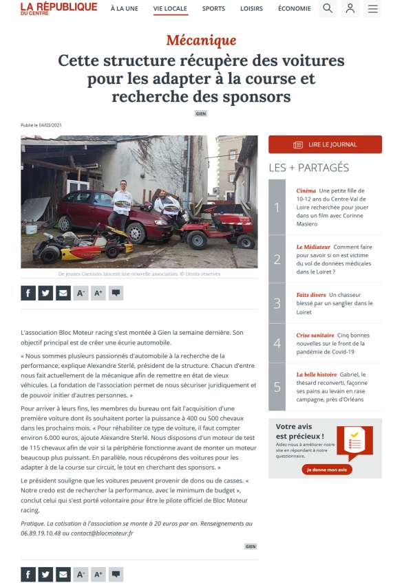Revue de presse