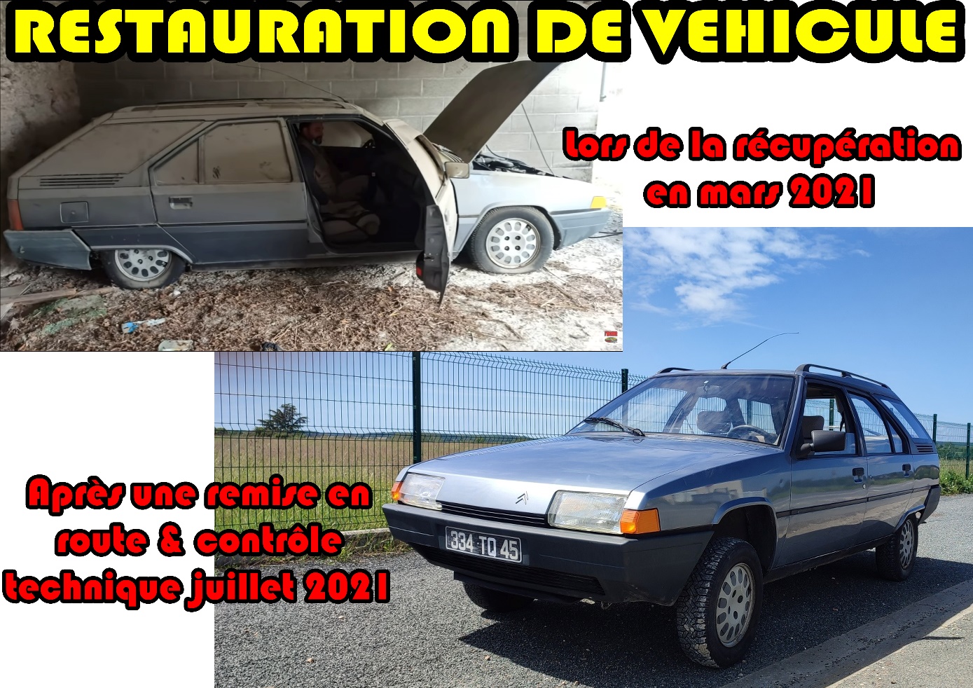 Restauration Citro&euml;n BX